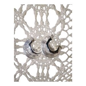 Elegant Silver Hoop Earrings